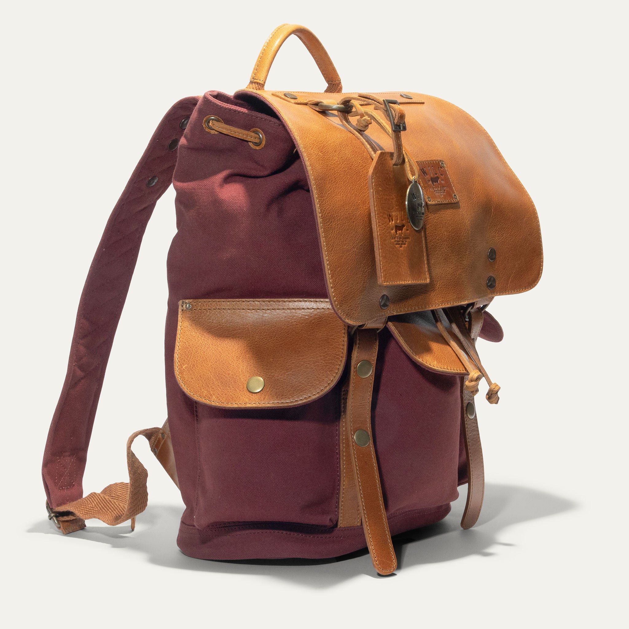 Lennon Canvas & Leather Backpack