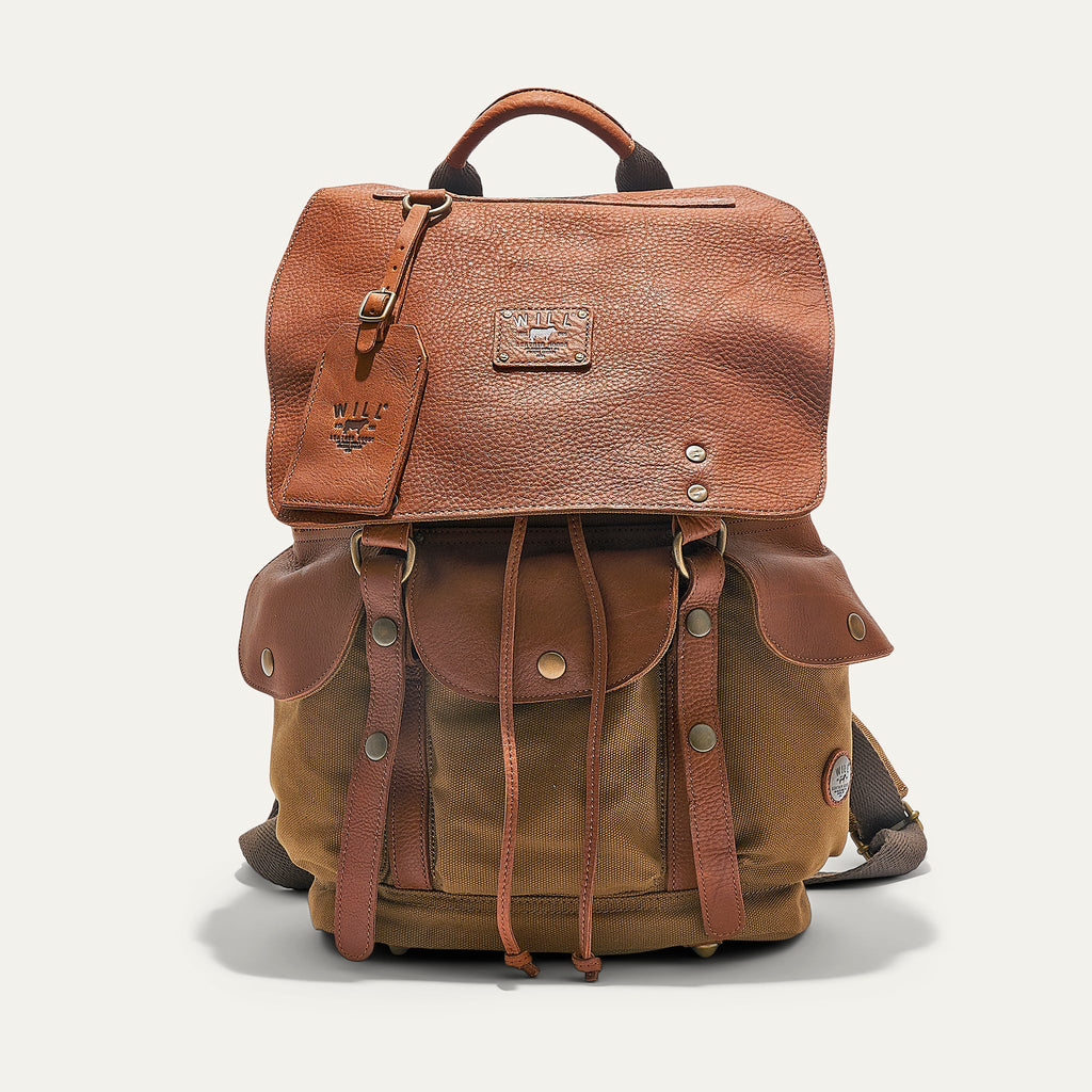 Lennon Canvas & Leather Backpack