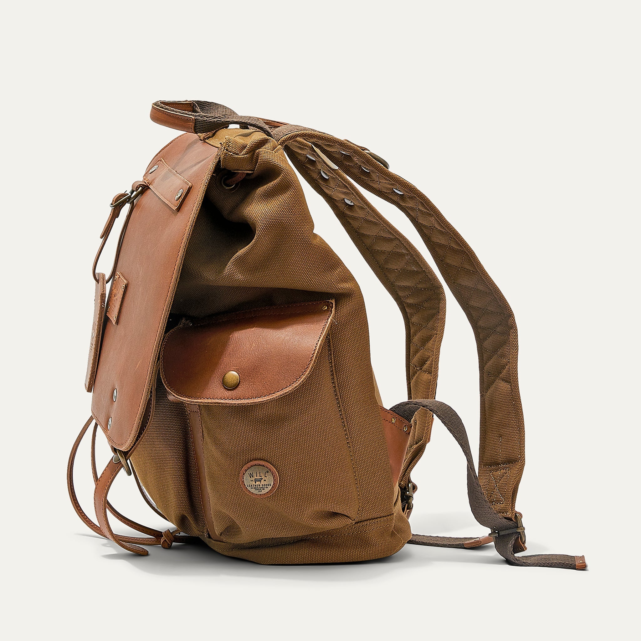 Lennon Canvas & Leather Backpack