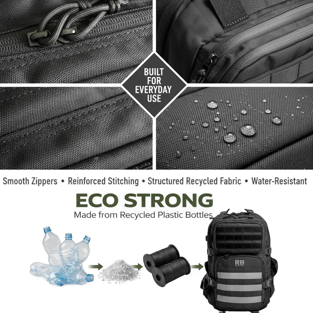 Riderbag Xtreme 30L Tactical Backpack - Black